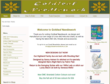 Tablet Screenshot of goldleafneedlework.co.uk